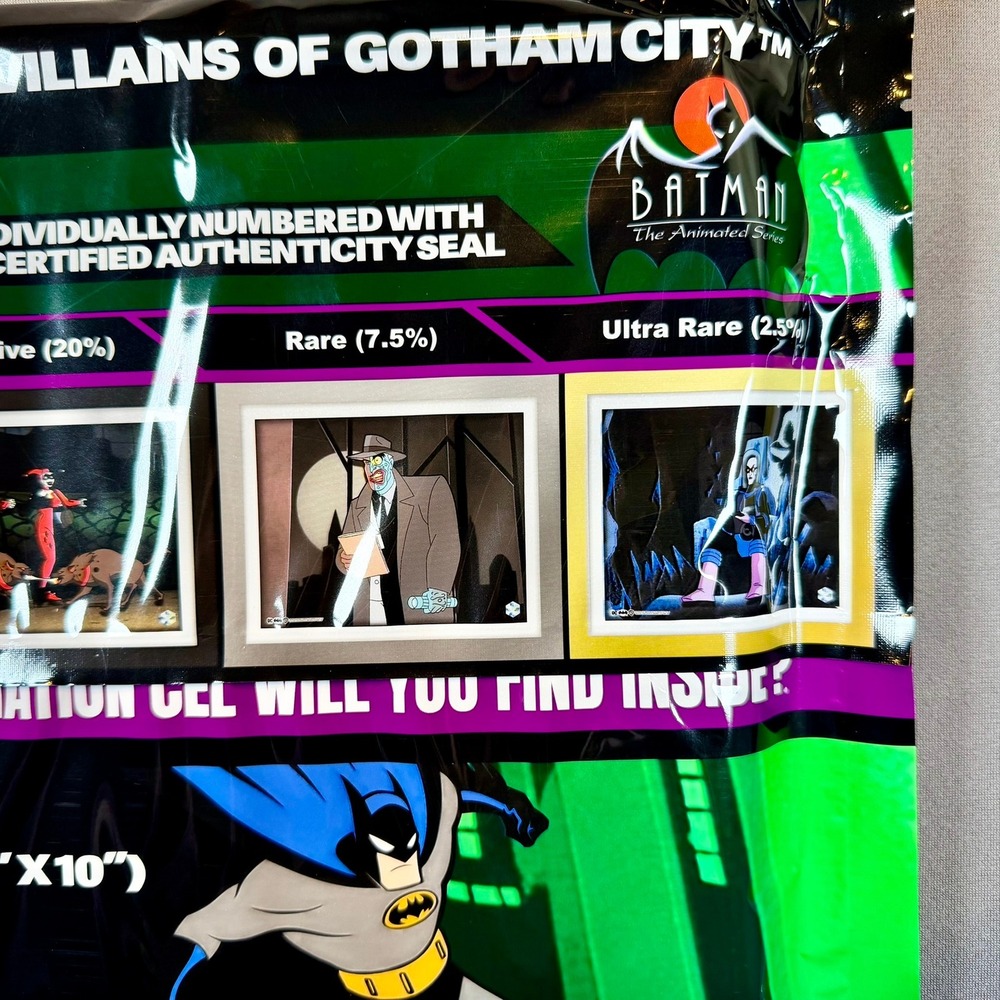 Batman Animated Series Villains of Gotham City Series 1 Pop Art Animation Cel - Picture 4 of 9
